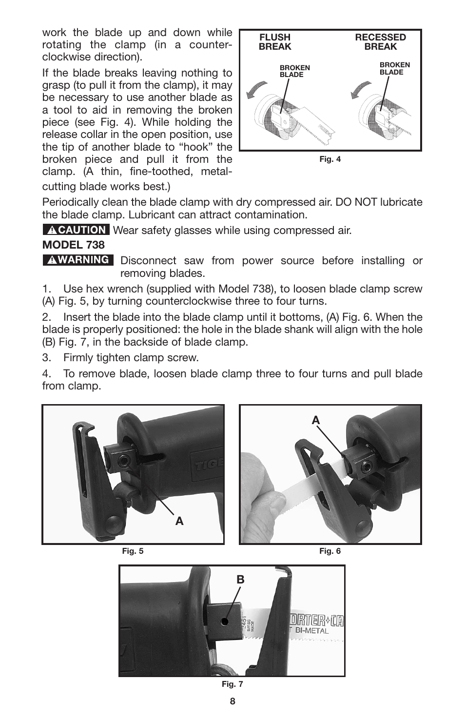 Porter-Cable 735 User Manual | Page 8 / 15