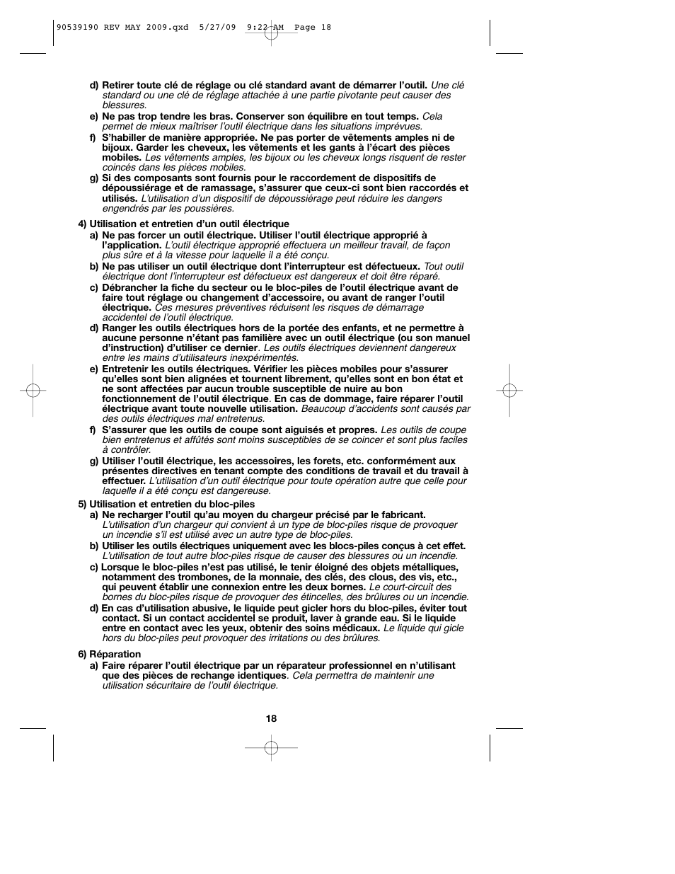 Porter-Cable PC13CSL User Manual | Page 18 / 44