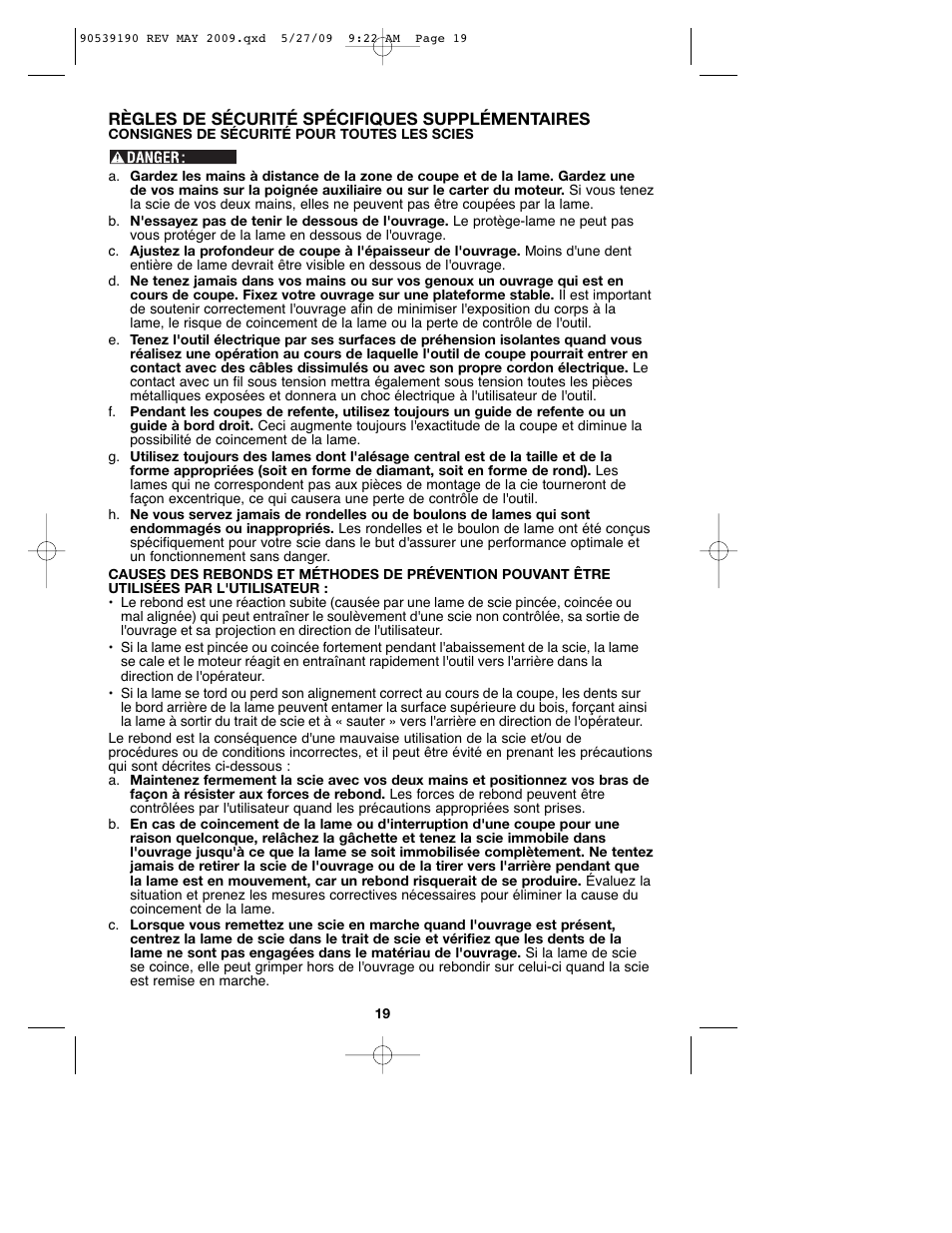 Porter-Cable PC13CSL User Manual | Page 19 / 44