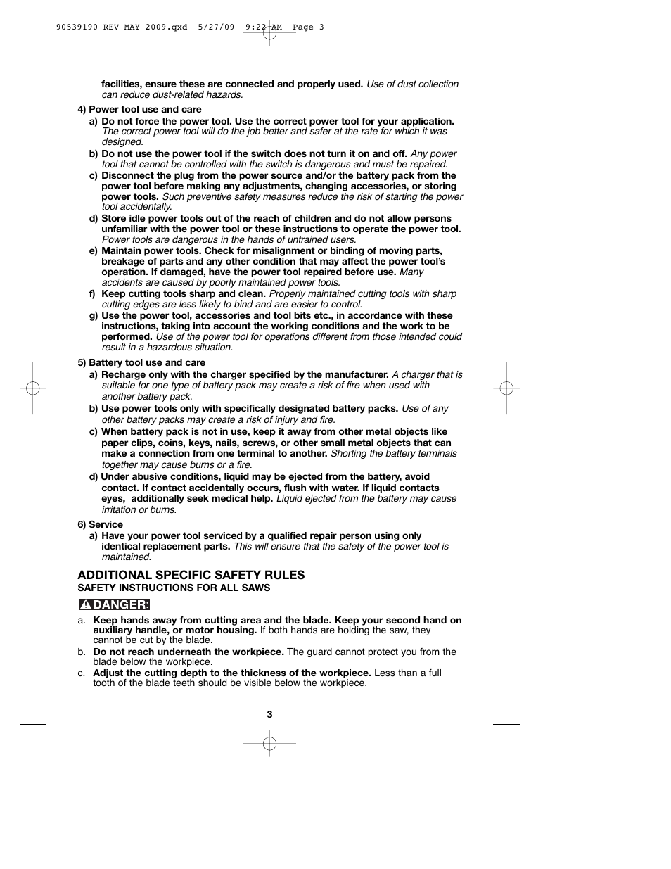 Porter-Cable PC13CSL User Manual | Page 3 / 44