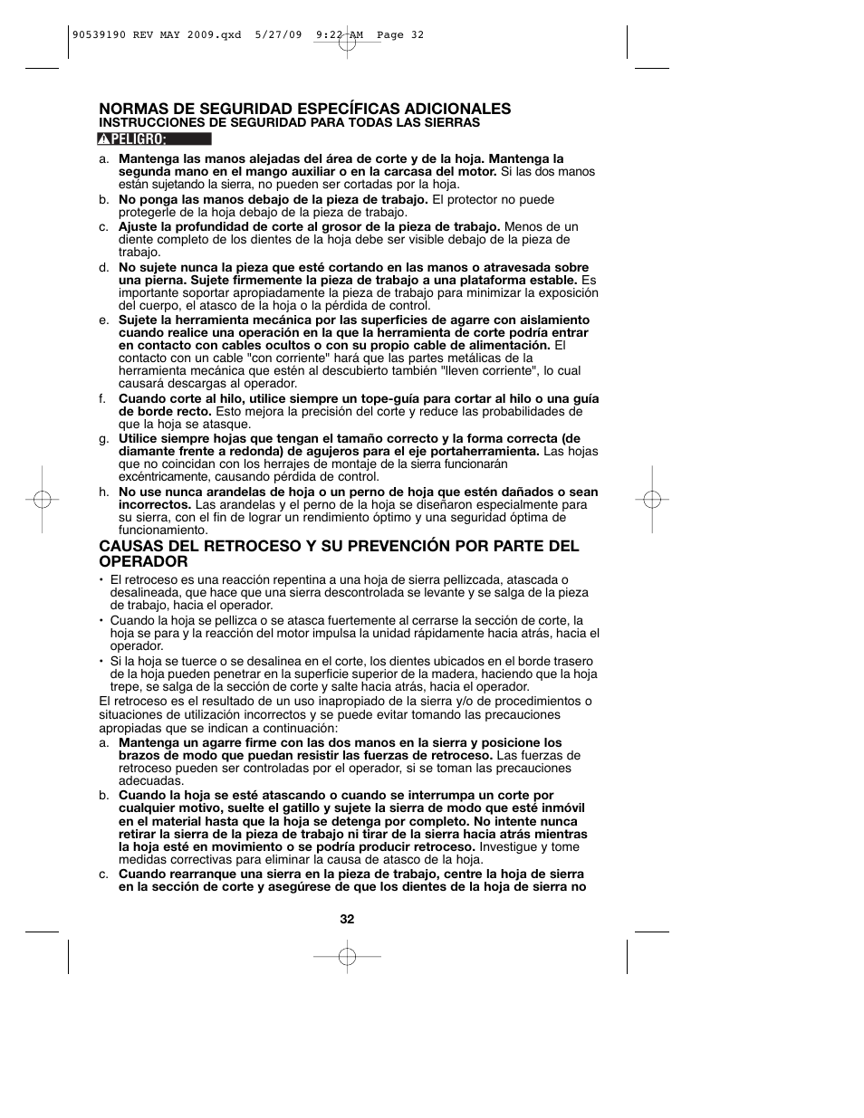 Porter-Cable PC13CSL User Manual | Page 32 / 44