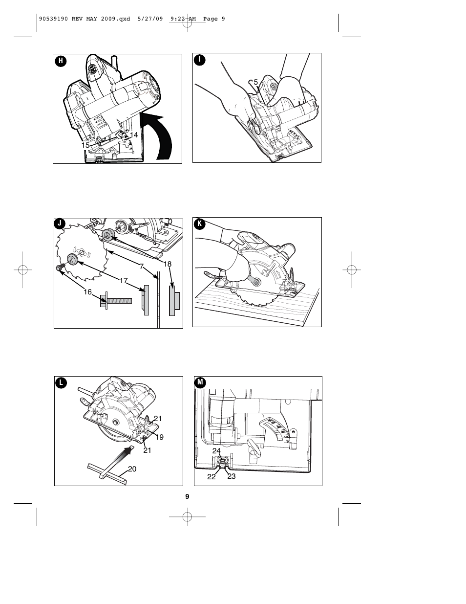 Porter-Cable PC13CSL User Manual | Page 9 / 44