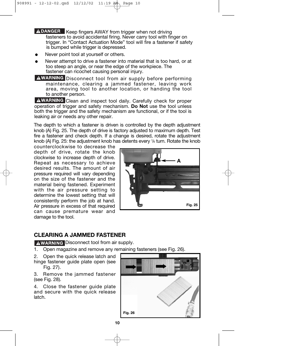 Porter-Cable MS200 User Manual | Page 10 / 13