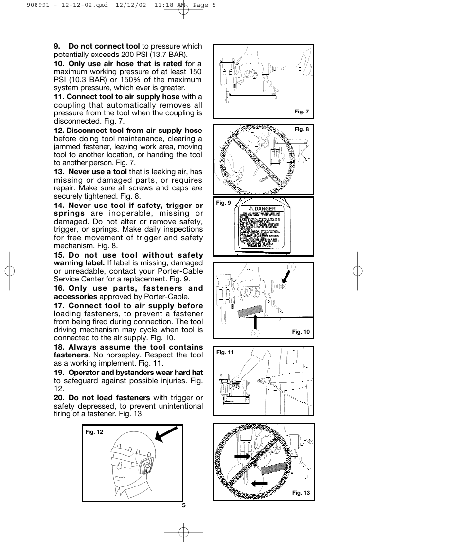 Porter-Cable MS200 User Manual | Page 5 / 13