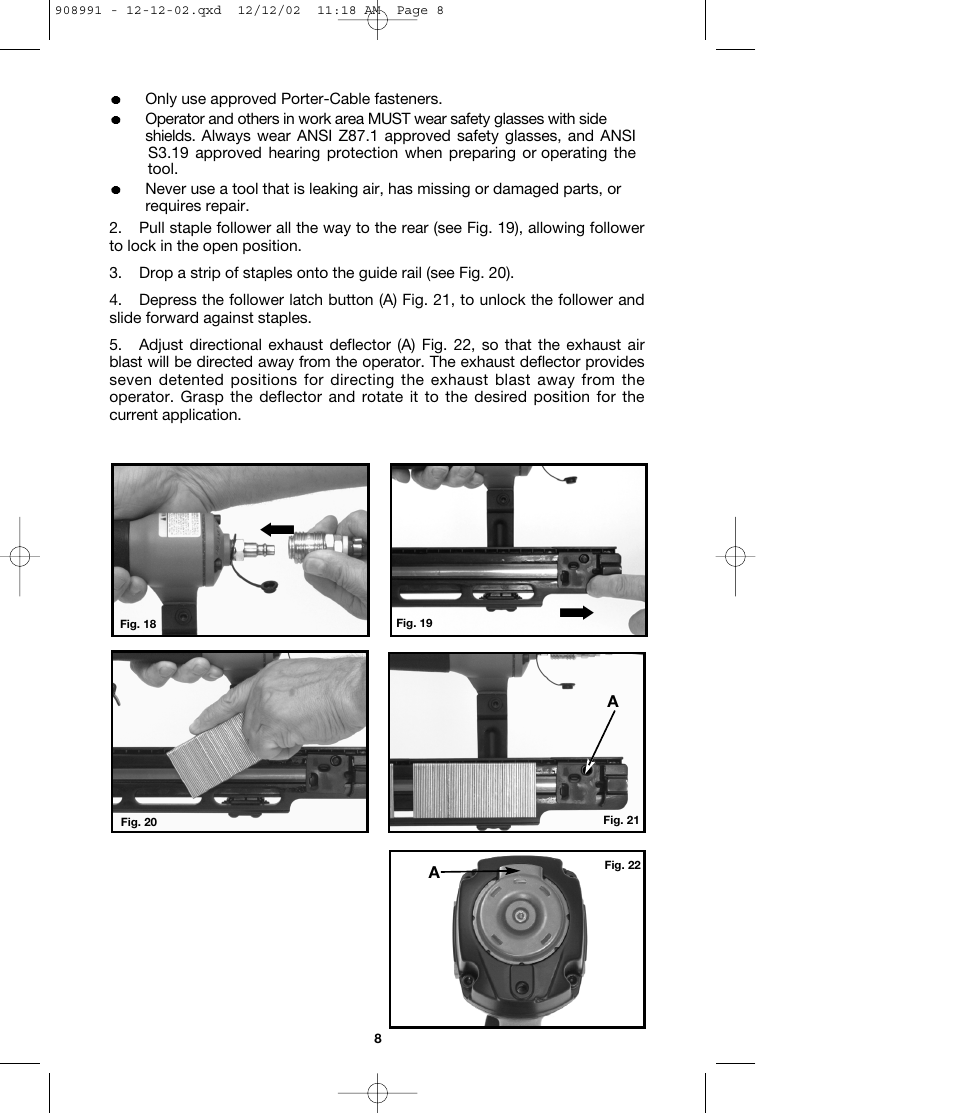 Porter-Cable MS200 User Manual | Page 8 / 13