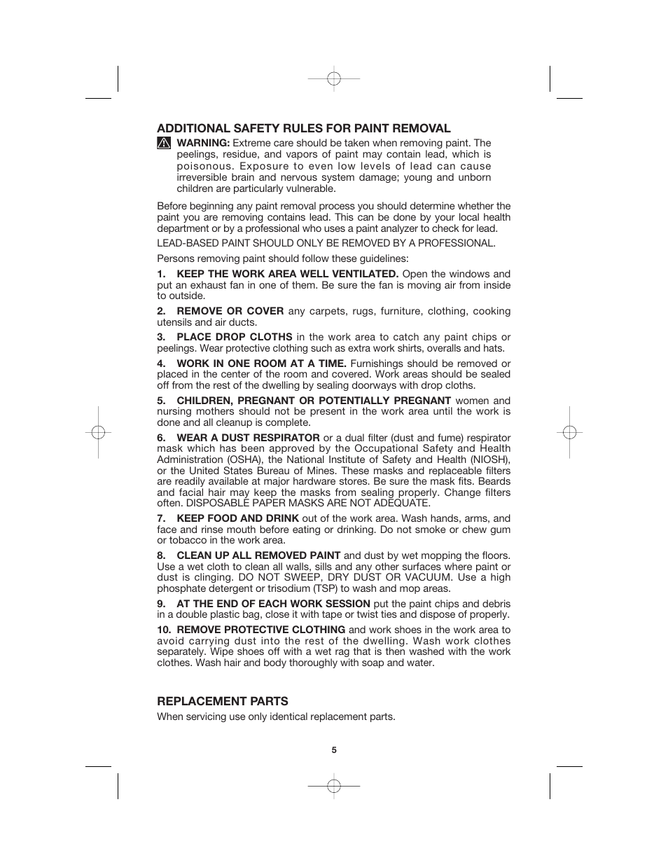 Porter-Cable 340 User Manual | Page 5 / 15