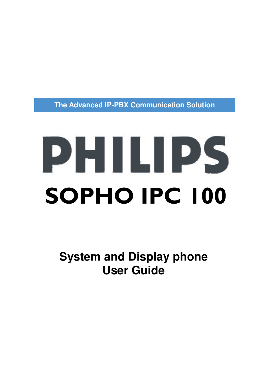 Porter-Cable SOPHO IPC 100 User Manual | 13 pages