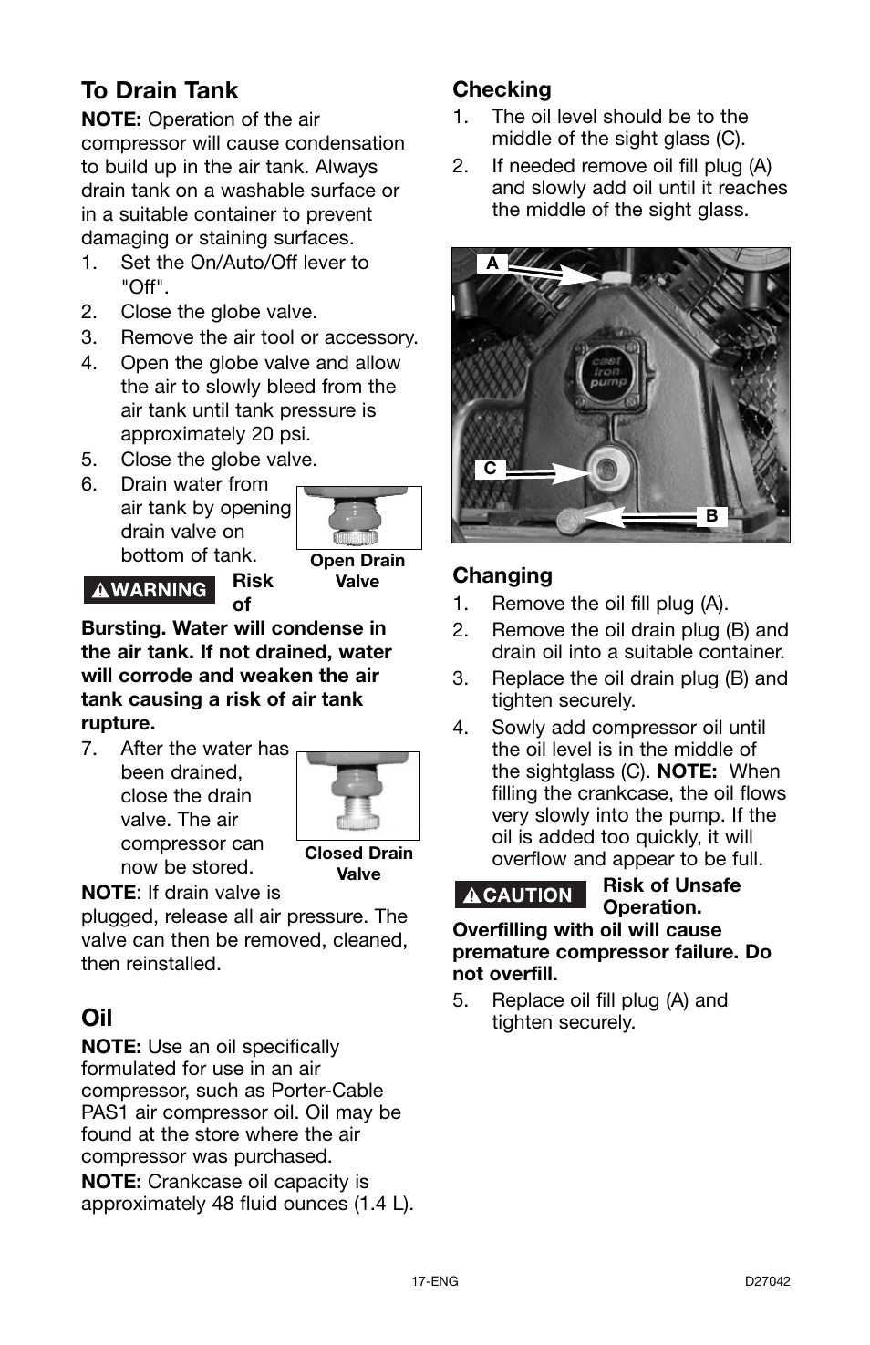 Porter-Cable C7550 User Manual | Page 17 / 26