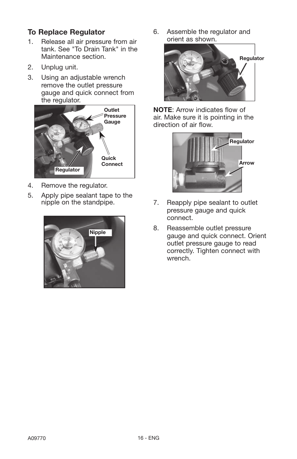 Porter-Cable CFFR350C User Manual | Page 16 / 22