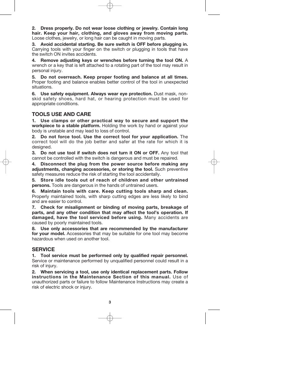 Porter-Cable 447k User Manual | Page 3 / 17