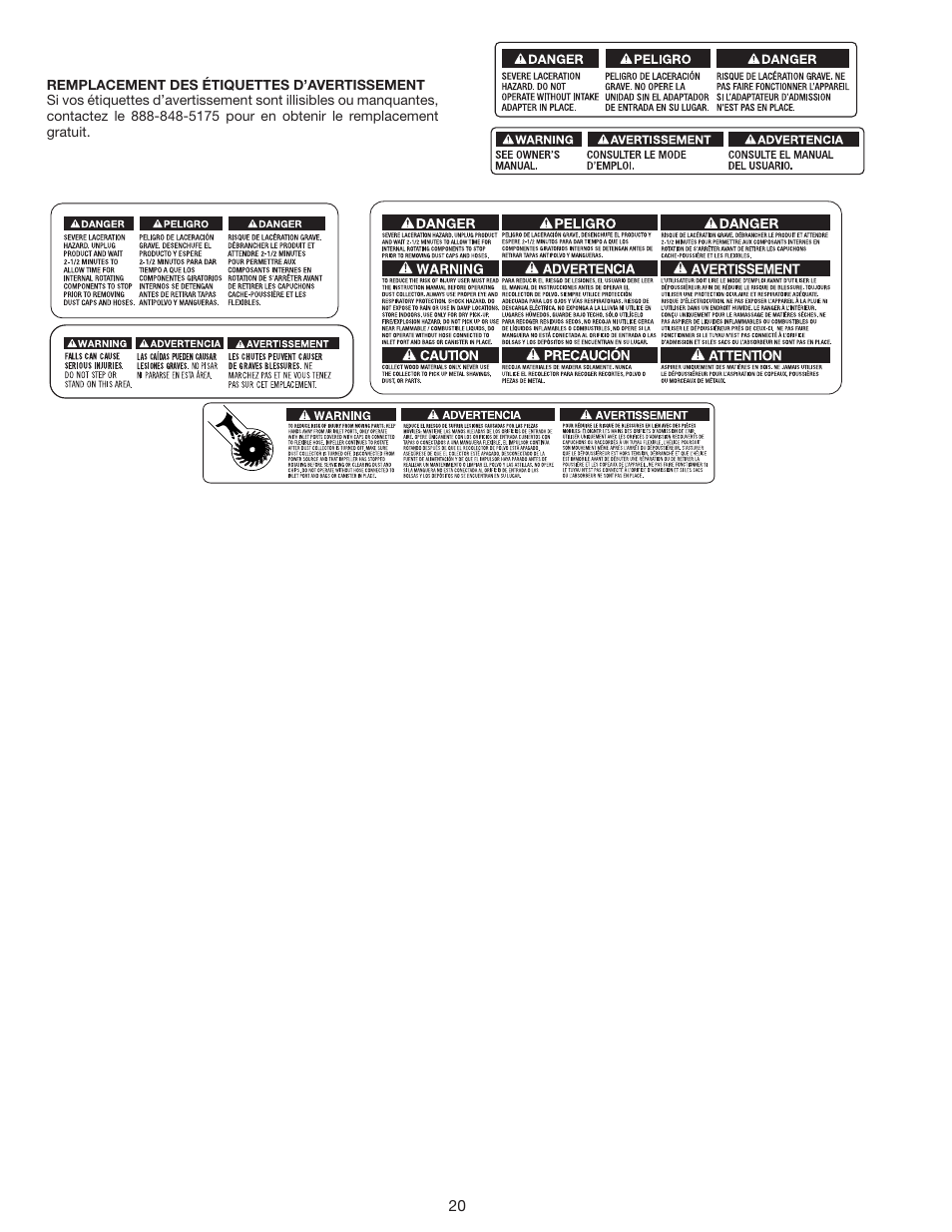 Porter-Cable N066288 User Manual | Page 20 / 32