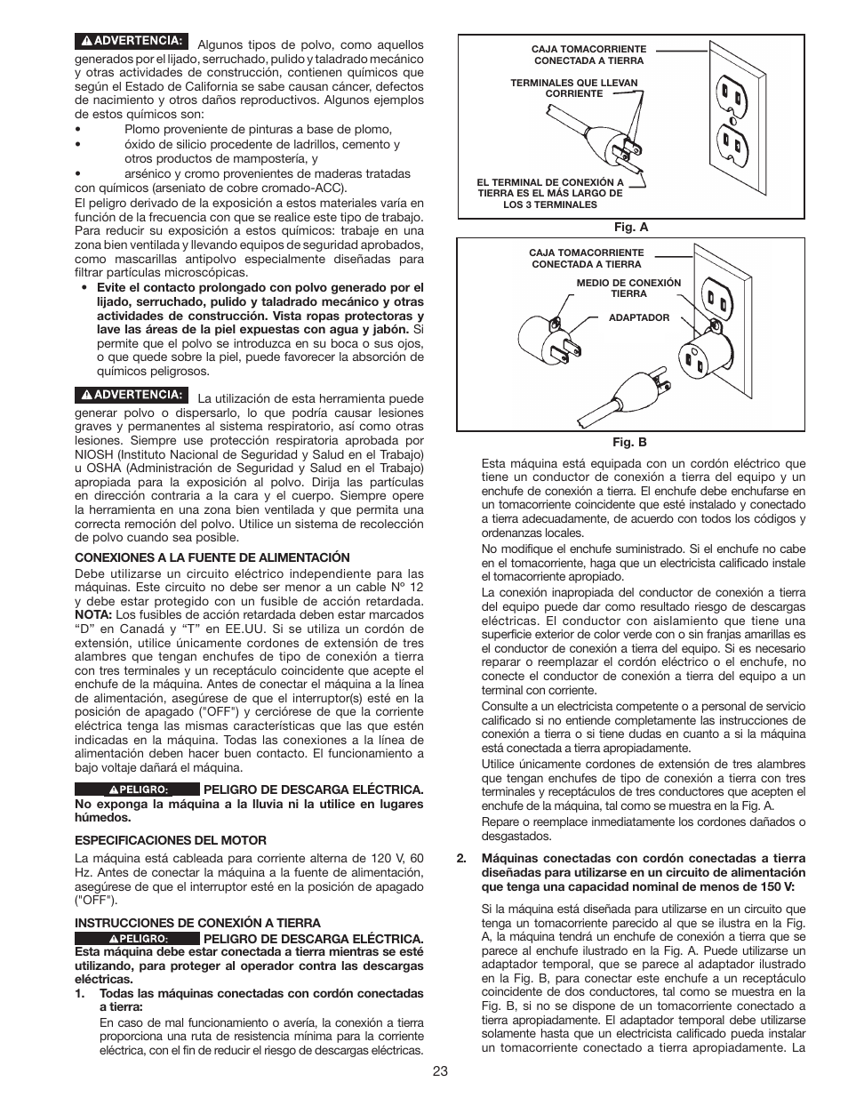 Porter-Cable N066288 User Manual | Page 23 / 32