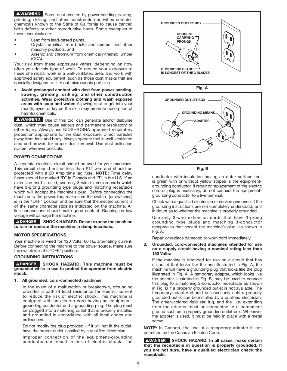 Porter-Cable N066288 User Manual | Page 4 / 32