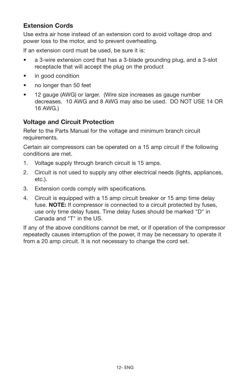 Porter-Cable C2555 User Manual | Page 12 / 80