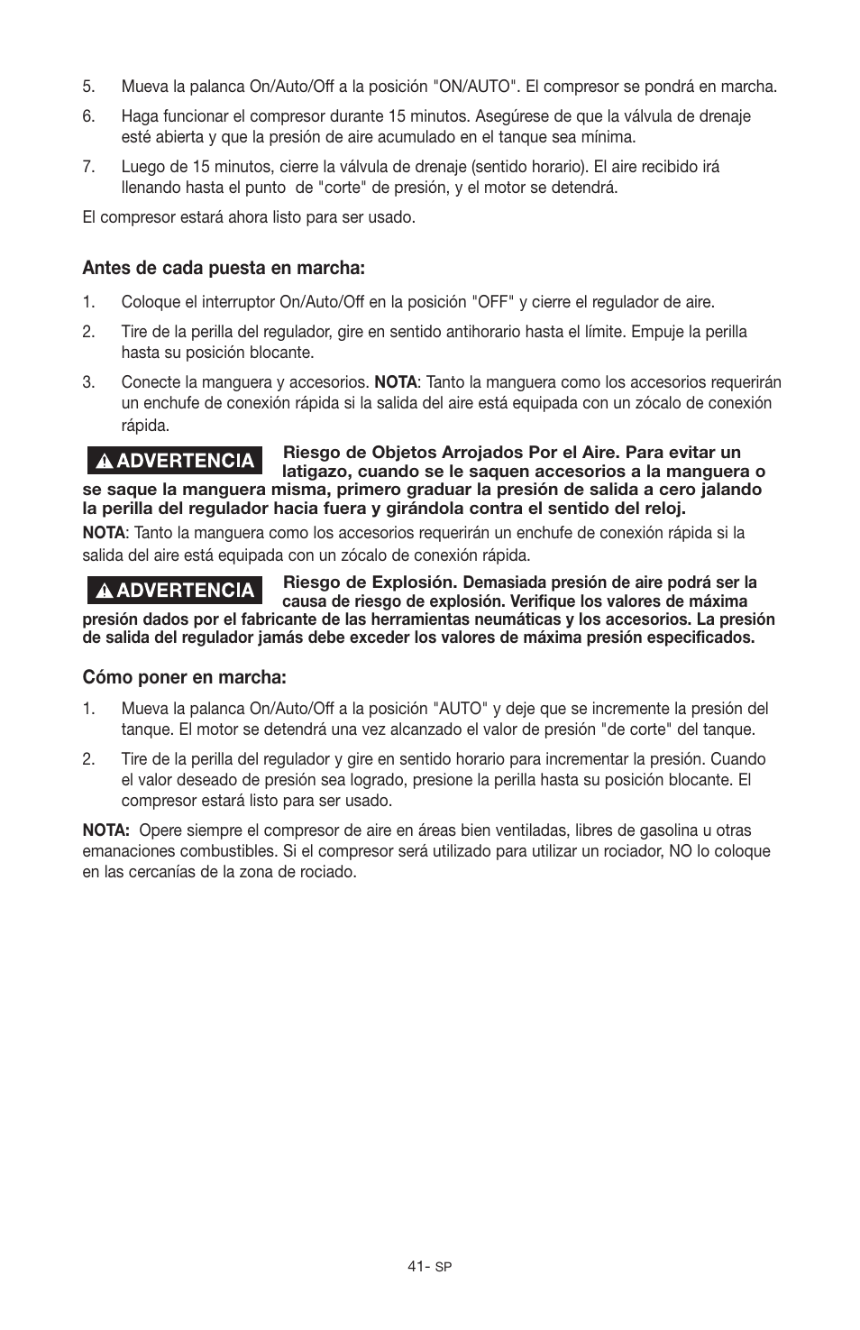 Porter-Cable C2555 User Manual | Page 41 / 80