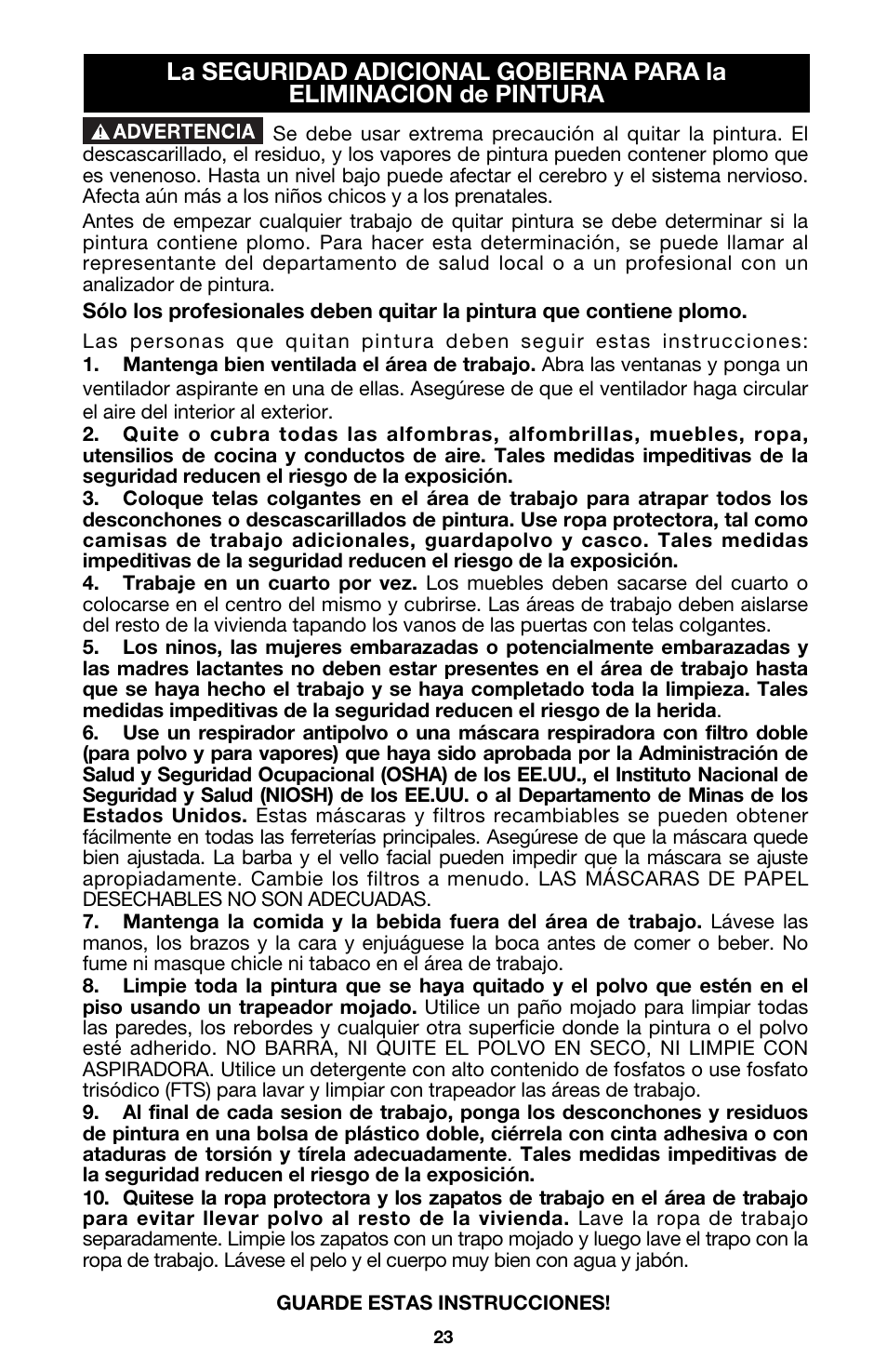 Porter-Cable 333VS User Manual | Page 23 / 48