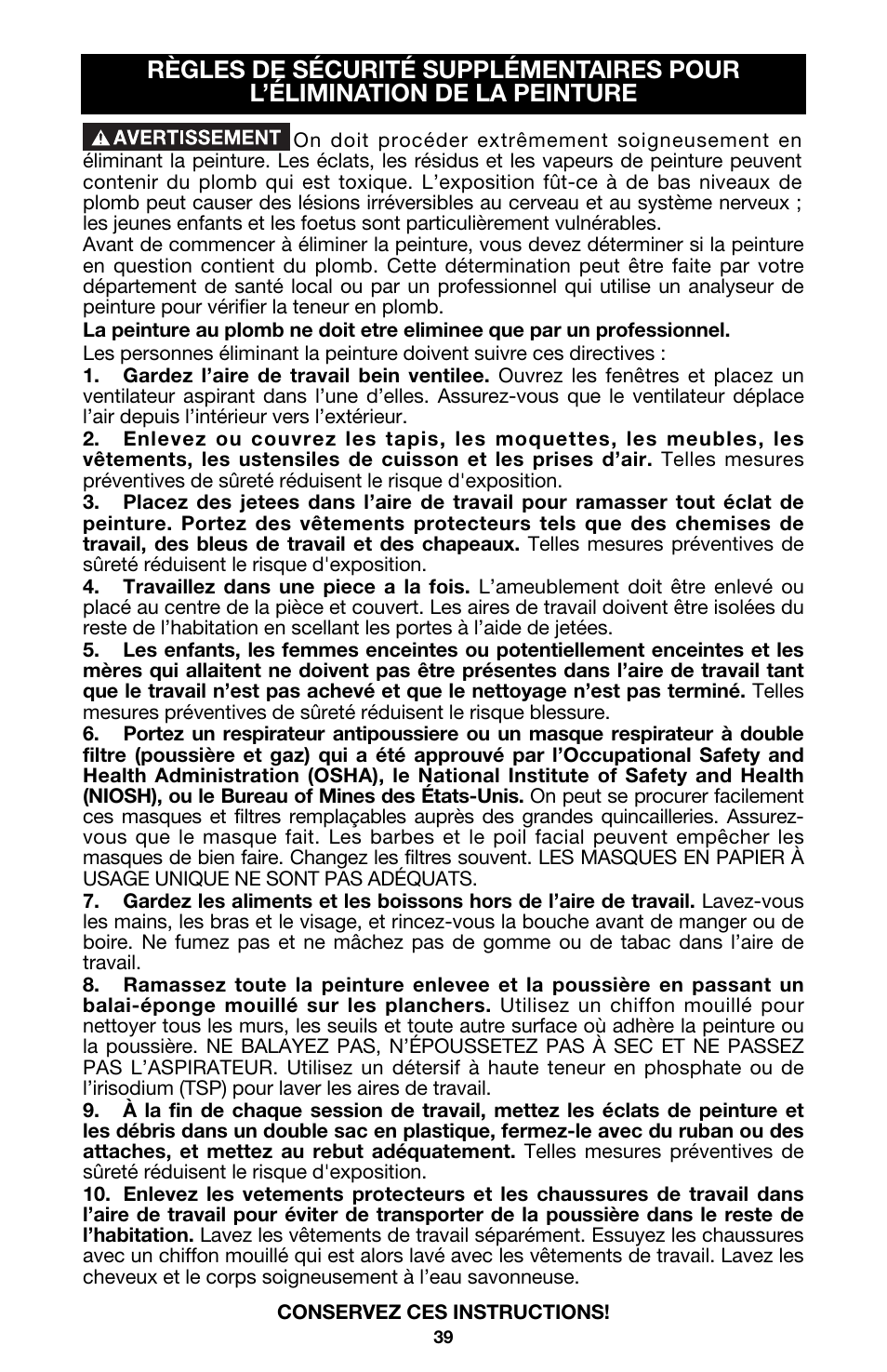 Porter-Cable 333VS User Manual | Page 39 / 48