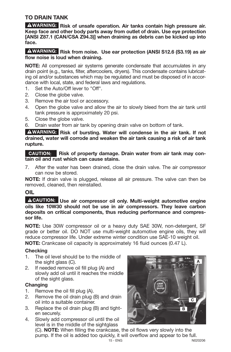 Porter-Cable C7501M User Manual | Page 15 / 80