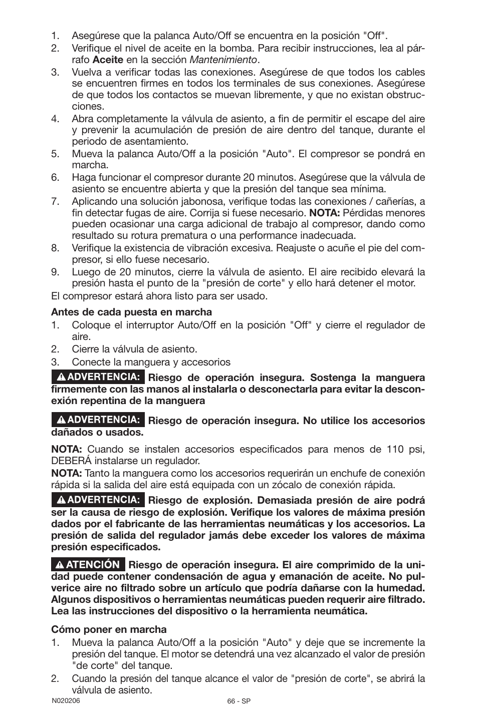 Porter-Cable C7501M User Manual | Page 66 / 80