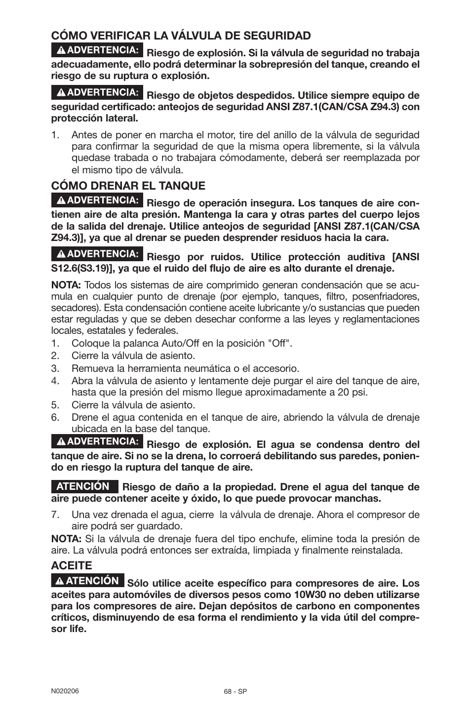 Porter-Cable C7501M User Manual | Page 68 / 80