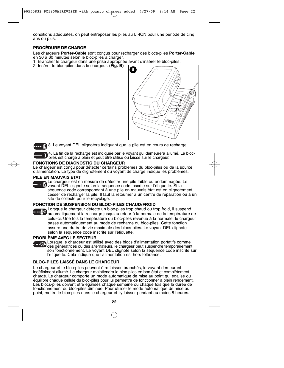 Porter-Cable 90550832 User Manual | Page 22 / 44