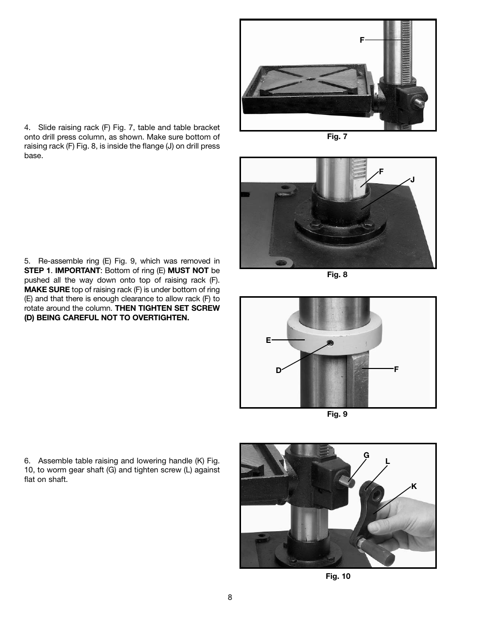 Porter-Cable DP350 User Manual | Page 8 / 17