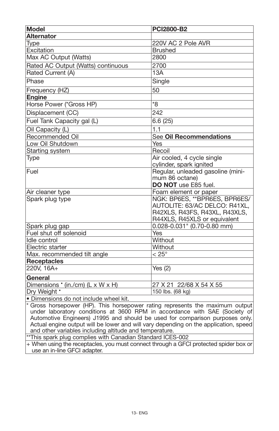 Porter-Cable N030679 User Manual | Page 13 / 92