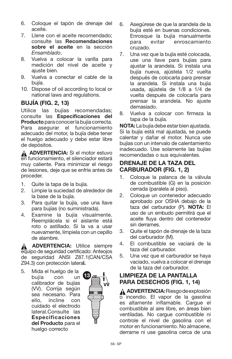 Porter-Cable N030679 User Manual | Page 59 / 92