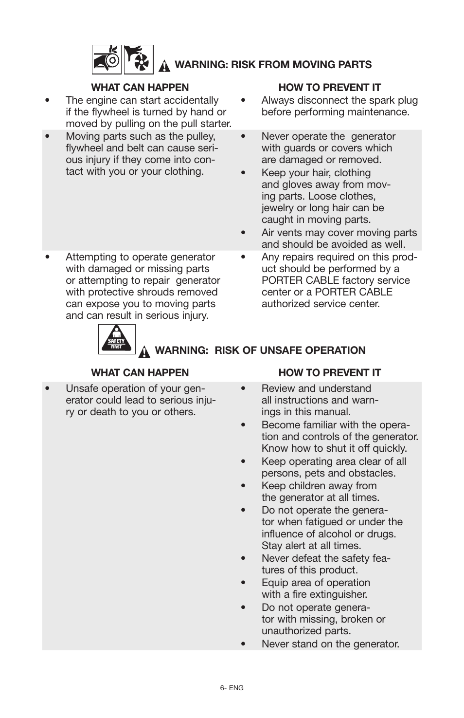 Porter-Cable N030679 User Manual | Page 6 / 92