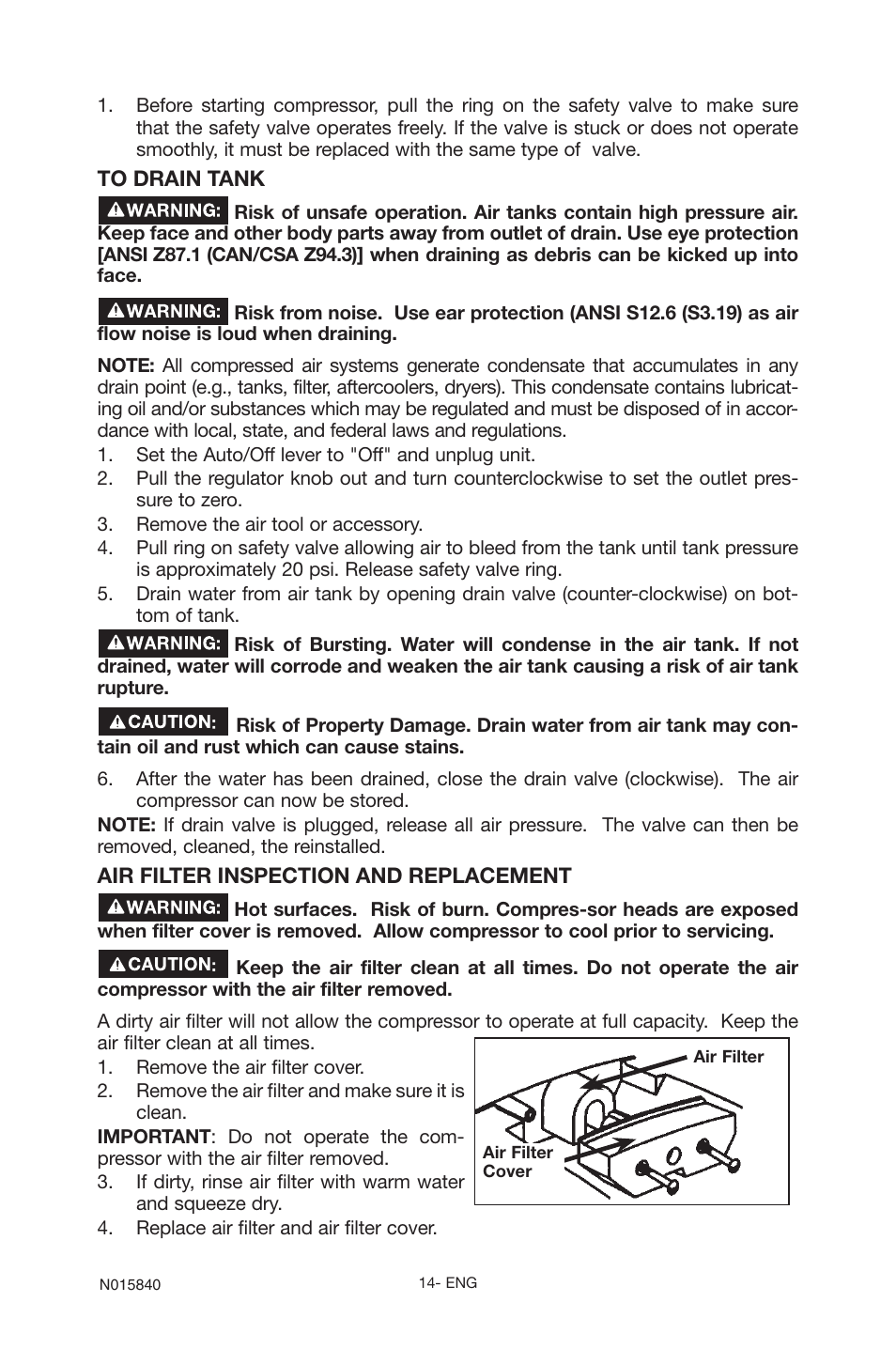 Porter-Cable CPFC2TV3525VP User Manual | Page 14 / 72