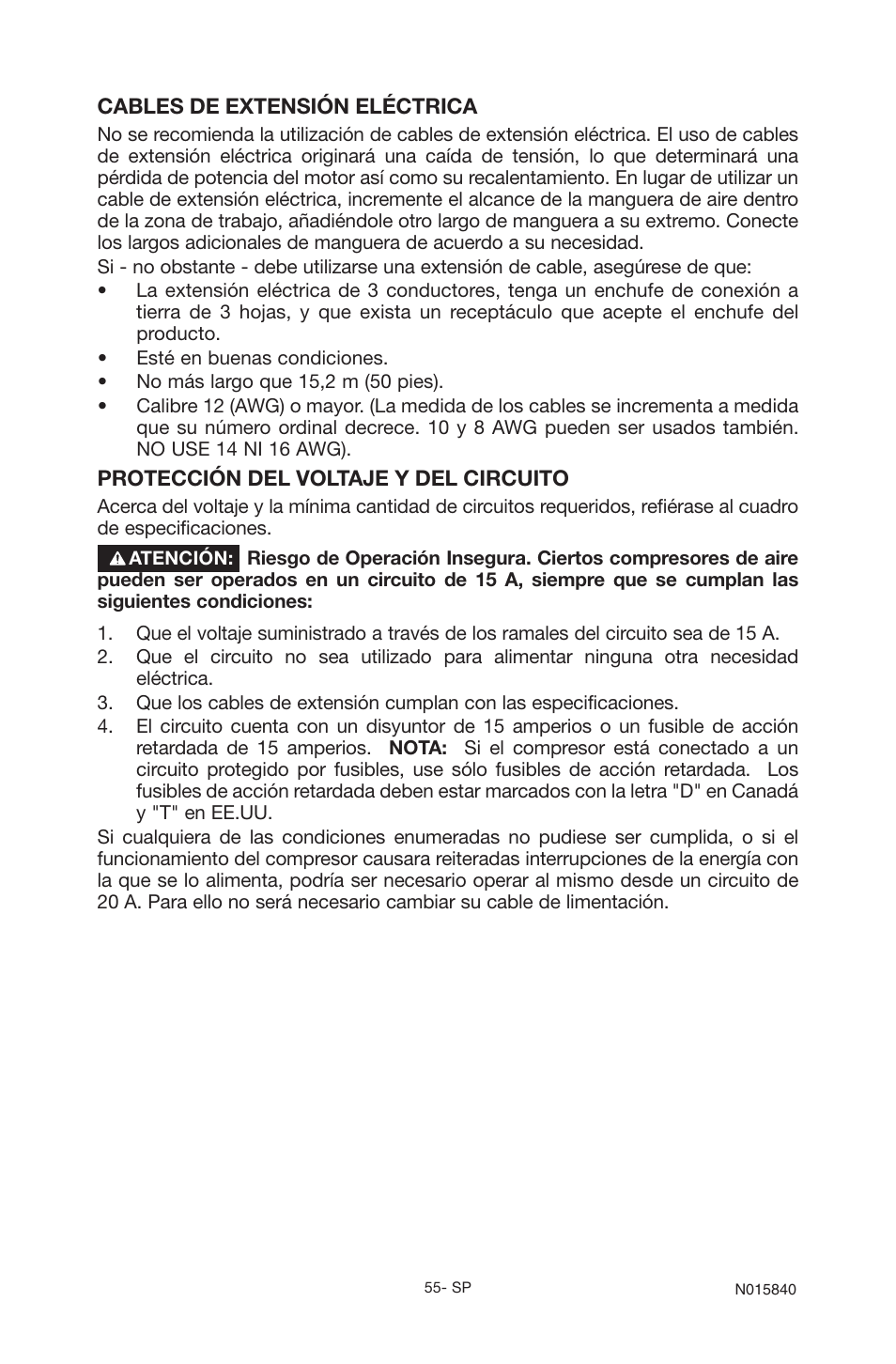 Porter-Cable CPFC2TV3525VP User Manual | Page 55 / 72