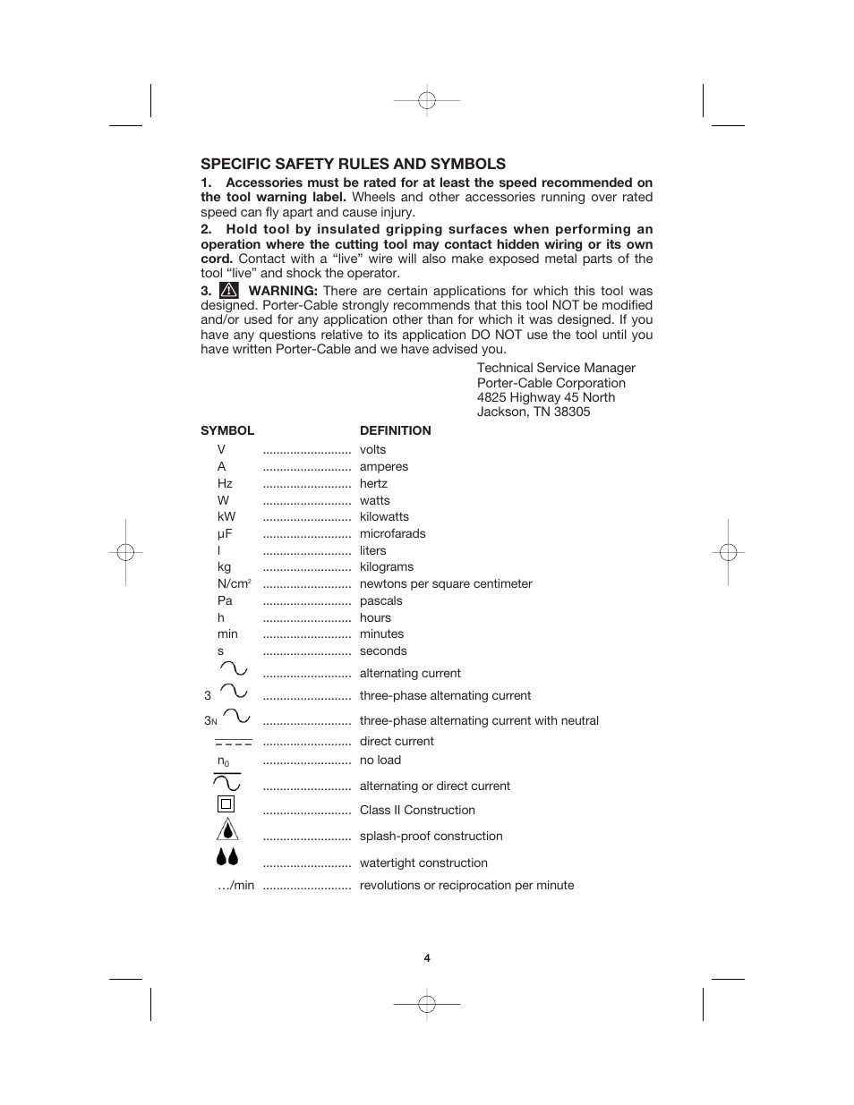 Porter-Cable 7428 User Manual | Page 4 / 11