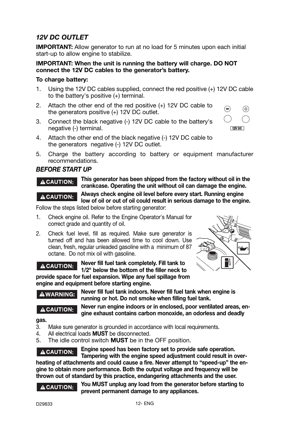 Porter-Cable D29833-038-0 User Manual | Page 12 / 68
