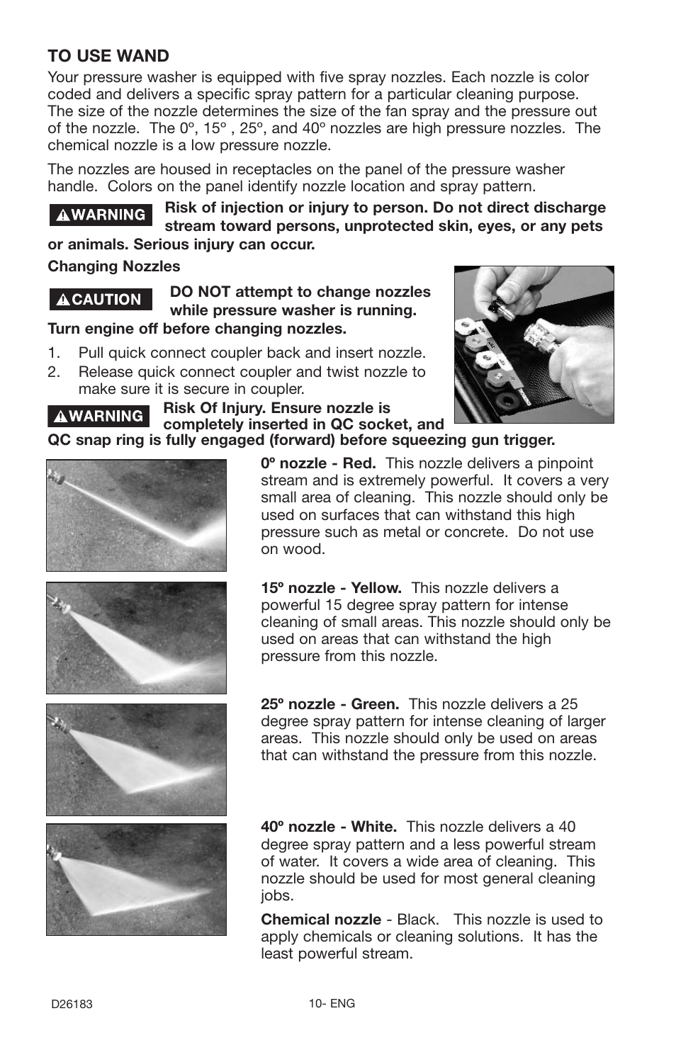 Porter-Cable D26183-025-1 User Manual | Page 10 / 20