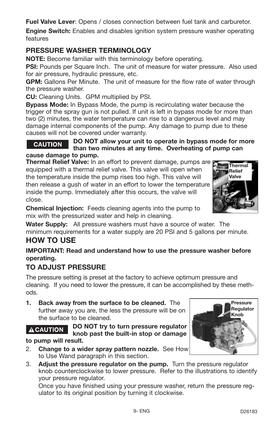 How to use | Porter-Cable D26183-025-1 User Manual | Page 9 / 20