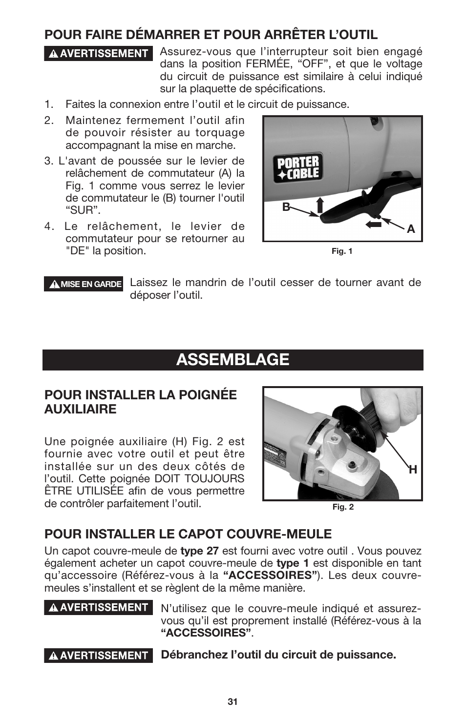 Assemblage | Porter-Cable 7416 User Manual | Page 31 / 36