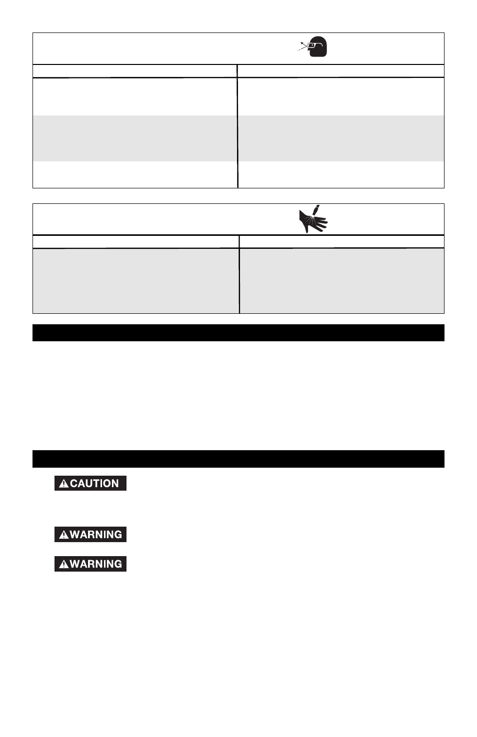 Specifications, General information | Porter-Cable PSH3 User Manual | Page 3 / 8