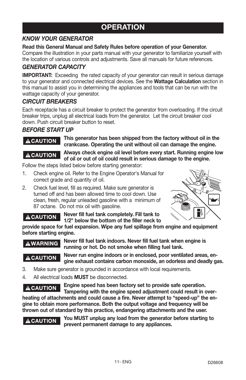 Operation | Porter-Cable DBSI325 User Manual | Page 11 / 22