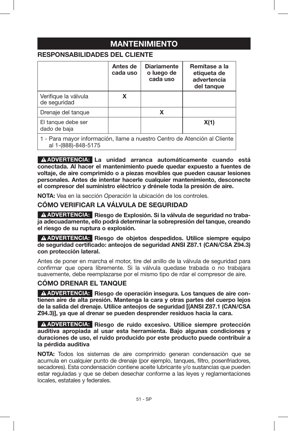 Mantenimiento | Porter-Cable C2004 User Manual | Page 51 / 64