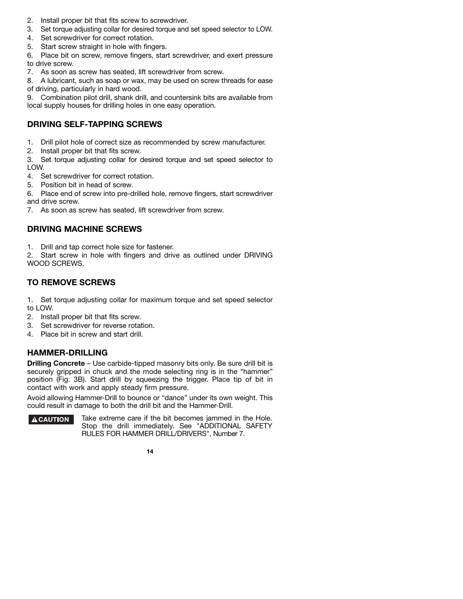 Porter-Cable 8623 User Manual | Page 14 / 19