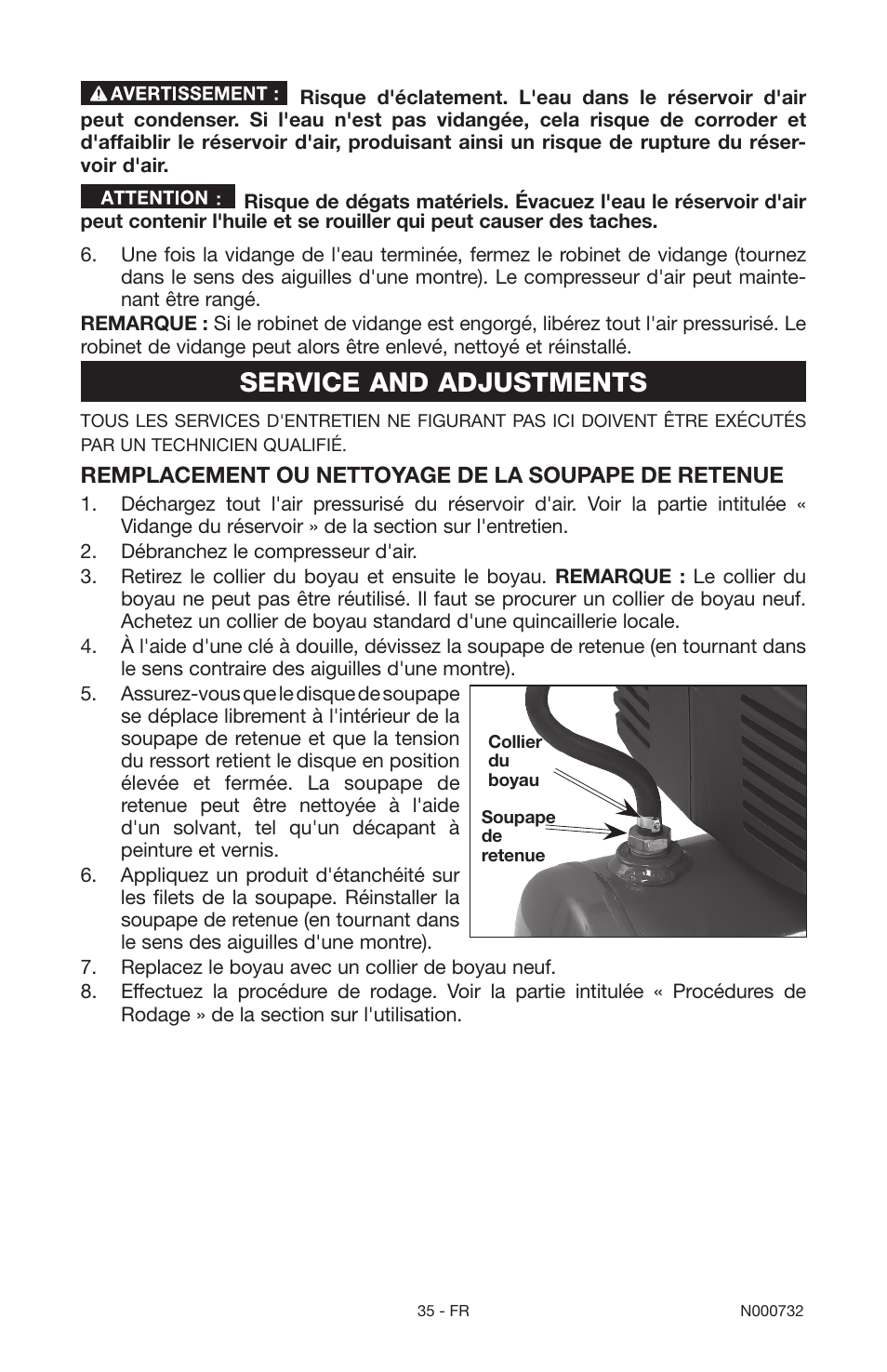 Service and adjustments | Porter-Cable C2025 User Manual | Page 35 / 64