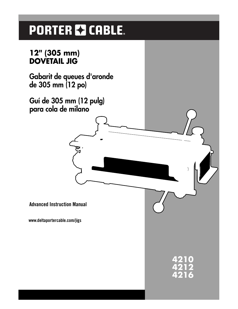 Porter-Cable 4216 User Manual | 44 pages