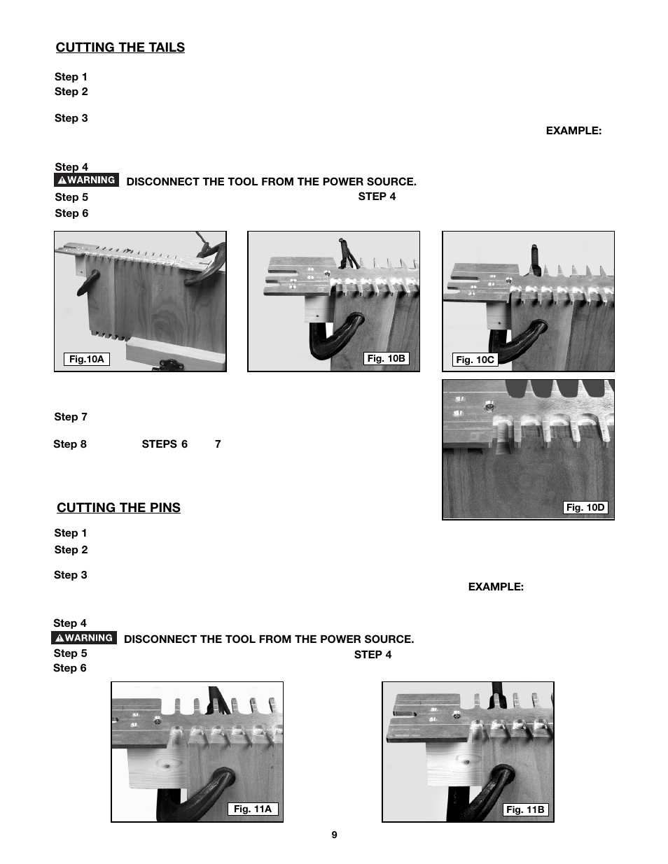 Porter-Cable 4216 User Manual | Page 9 / 44