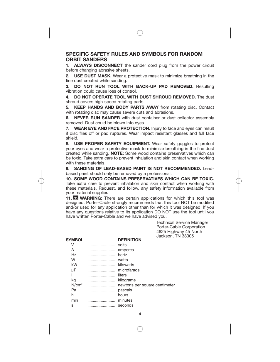 Porter-Cable 333 User Manual | Page 4 / 14