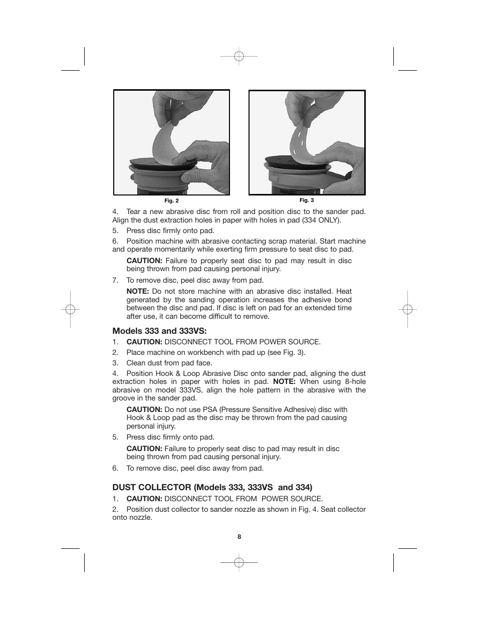 Porter-Cable 333 User Manual | Page 8 / 14