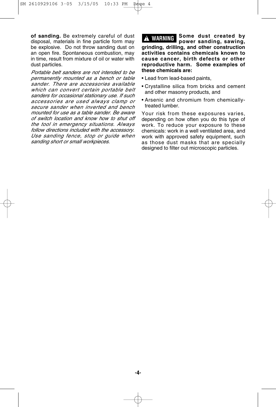 Porter-Cable 7313 User Manual | Page 4 / 32