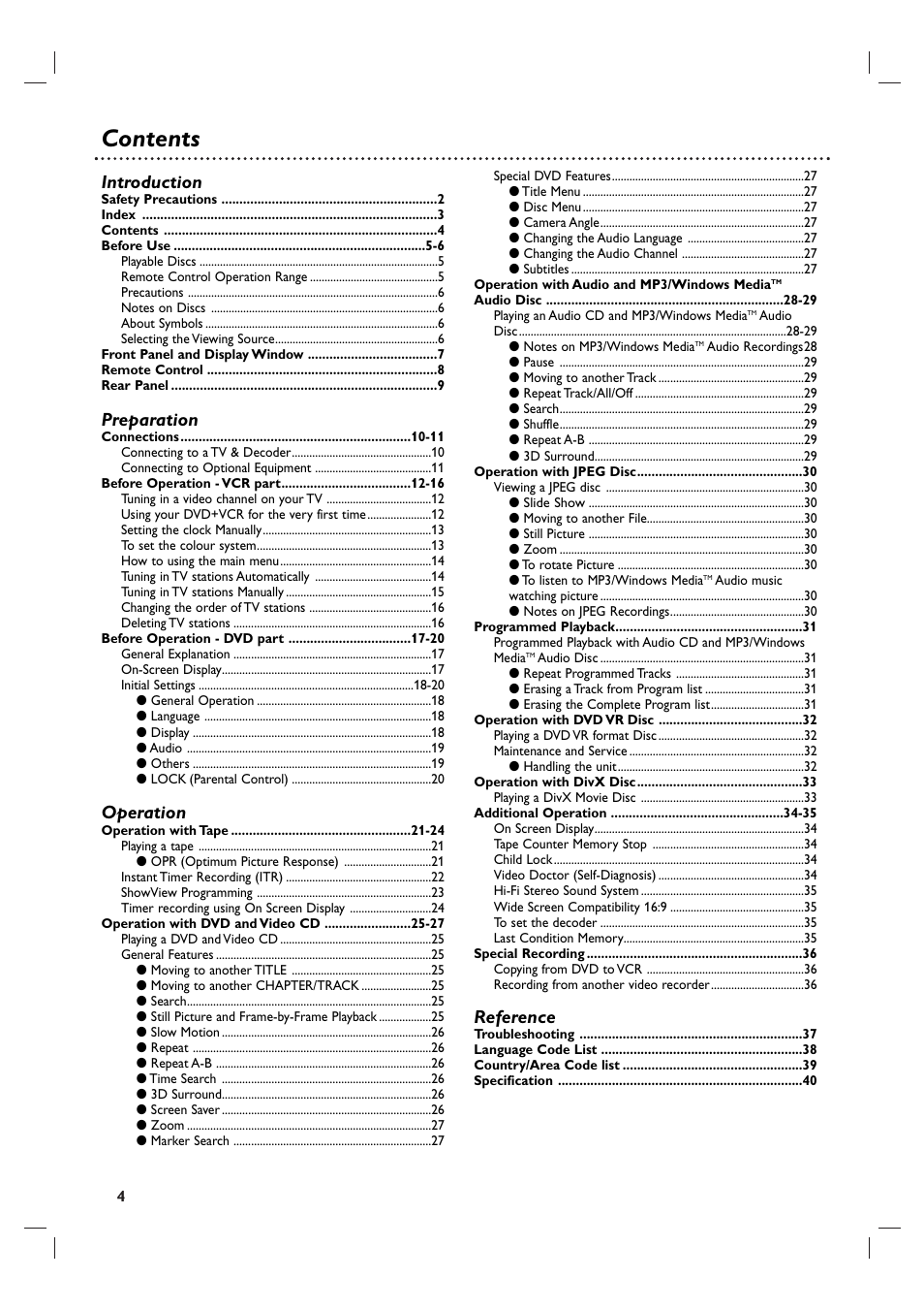 Porter-Cable DVP 3100V User Manual | Page 4 / 40