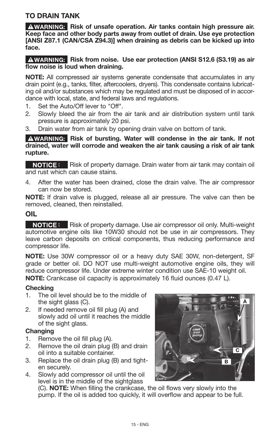 Porter-Cable N028591 User Manual | Page 15 / 80