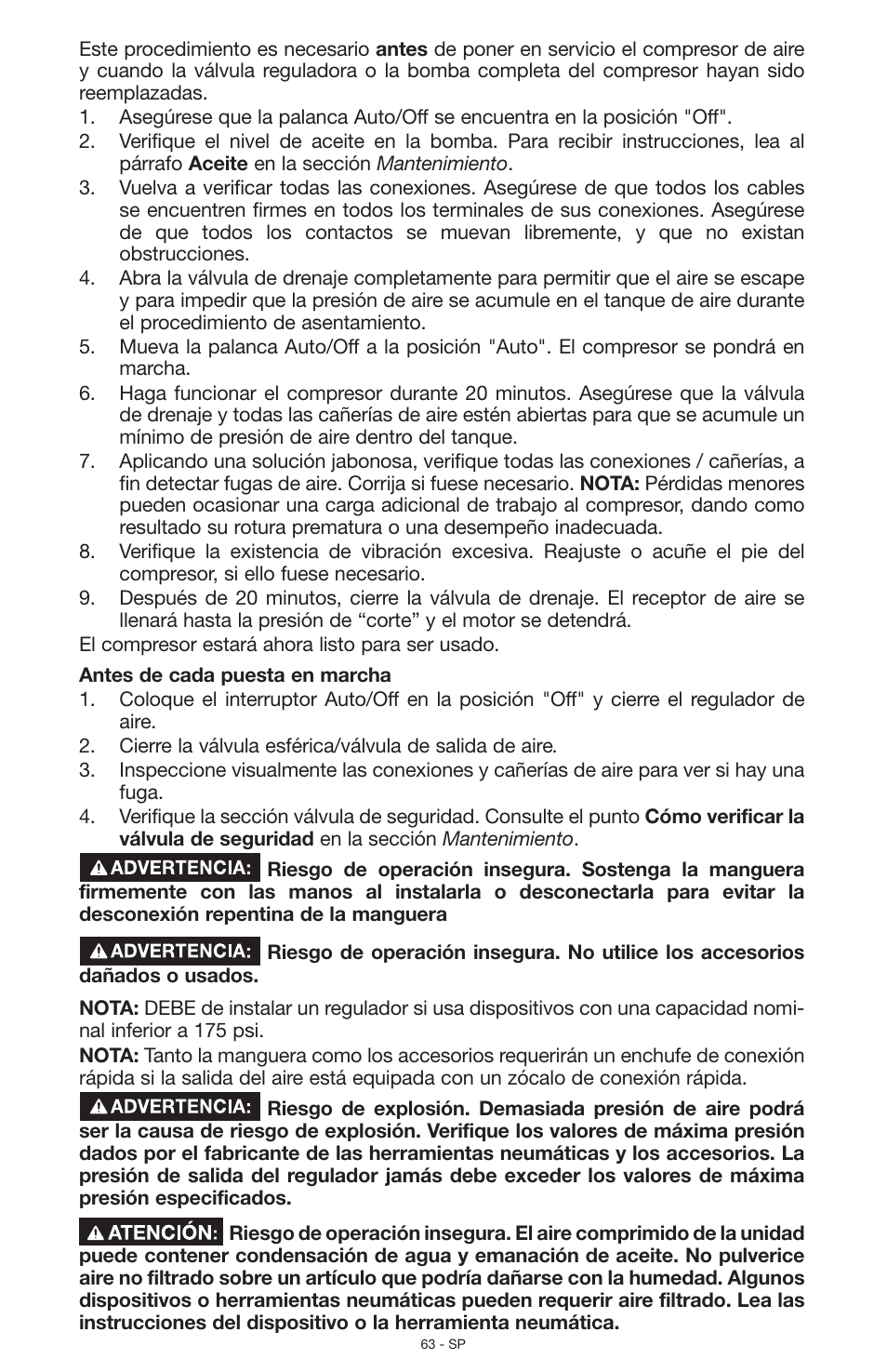 Porter-Cable N028591 User Manual | Page 63 / 80