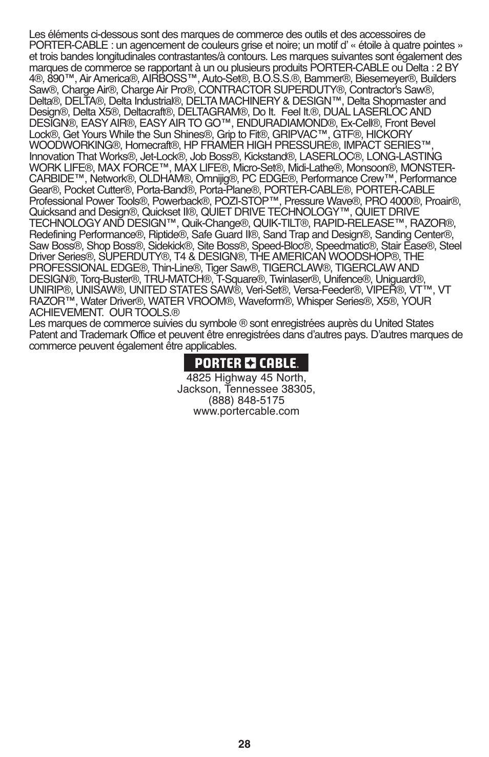 Porter-Cable PCL120DD User Manual | Page 28 / 44